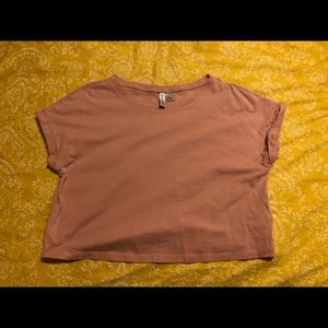 H&M Pink Crop Top Size S